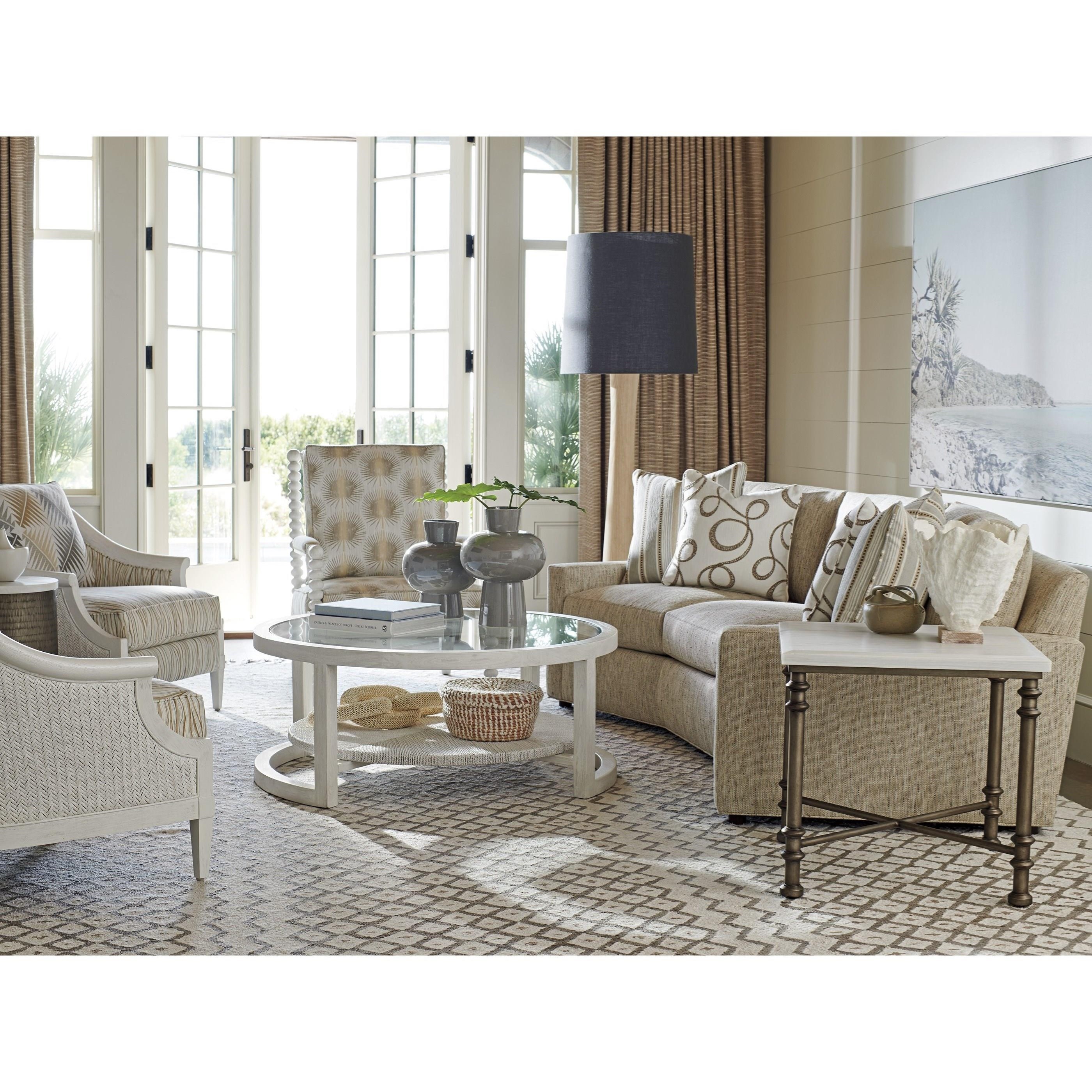 Tommy Bahama Home Ocean Breeze 570947 Pompano Round Cocktail Table